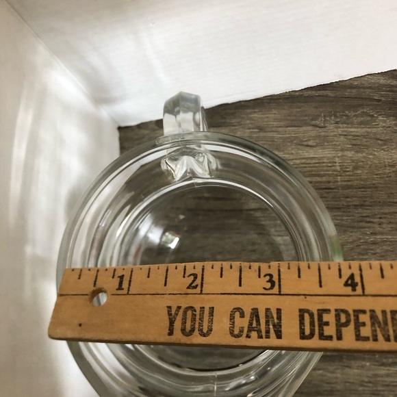 Vtg Arcopal France Daisy Print Glass Pitcher - Picture 8 of 9